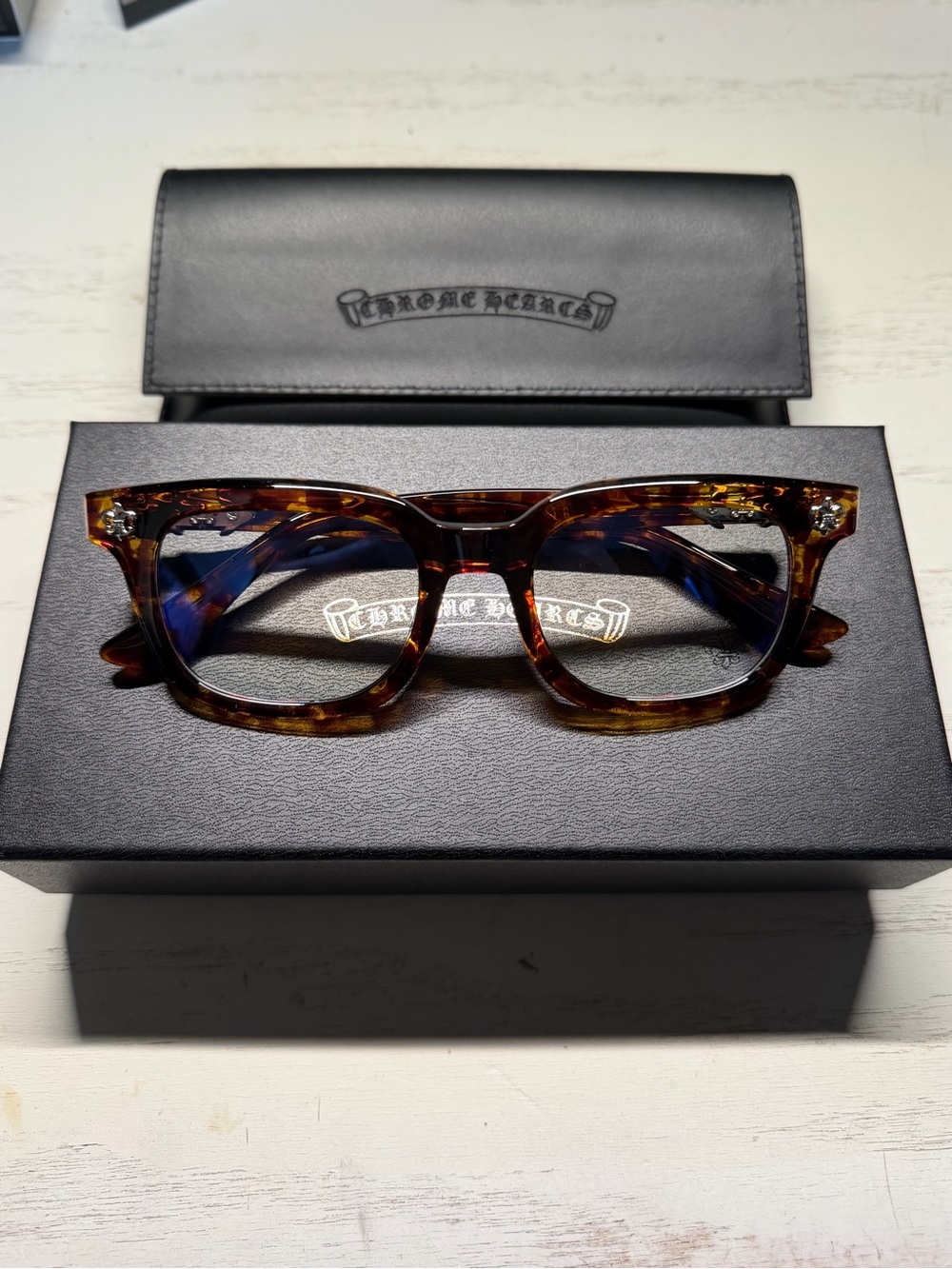 Chrome Hearts Tortoiseshell Glasses